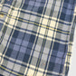 Vintage Plaid Short Sleeve Cut Off Button-Down Shirt Image 3