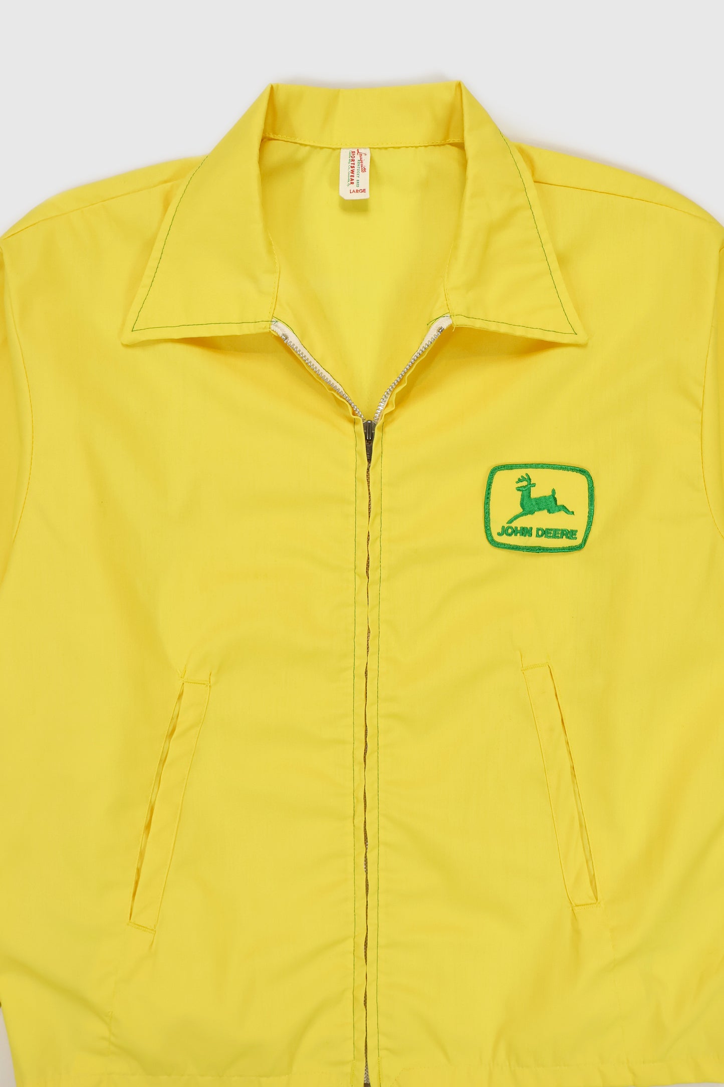 Vintage John Deere Lightweight Full Zip Jacket Image 6