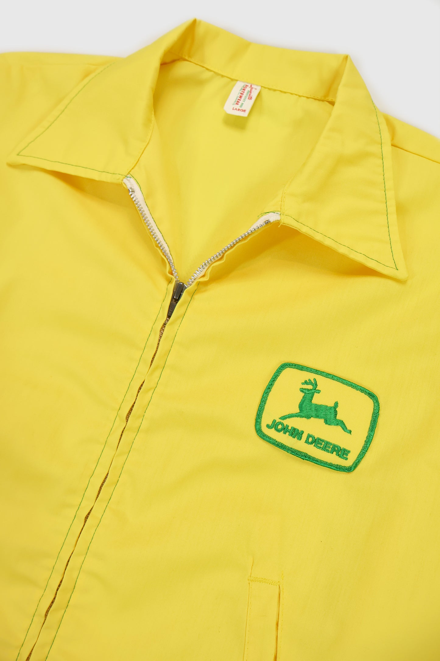 Vintage John Deere Lightweight Full Zip Jacket Image 1