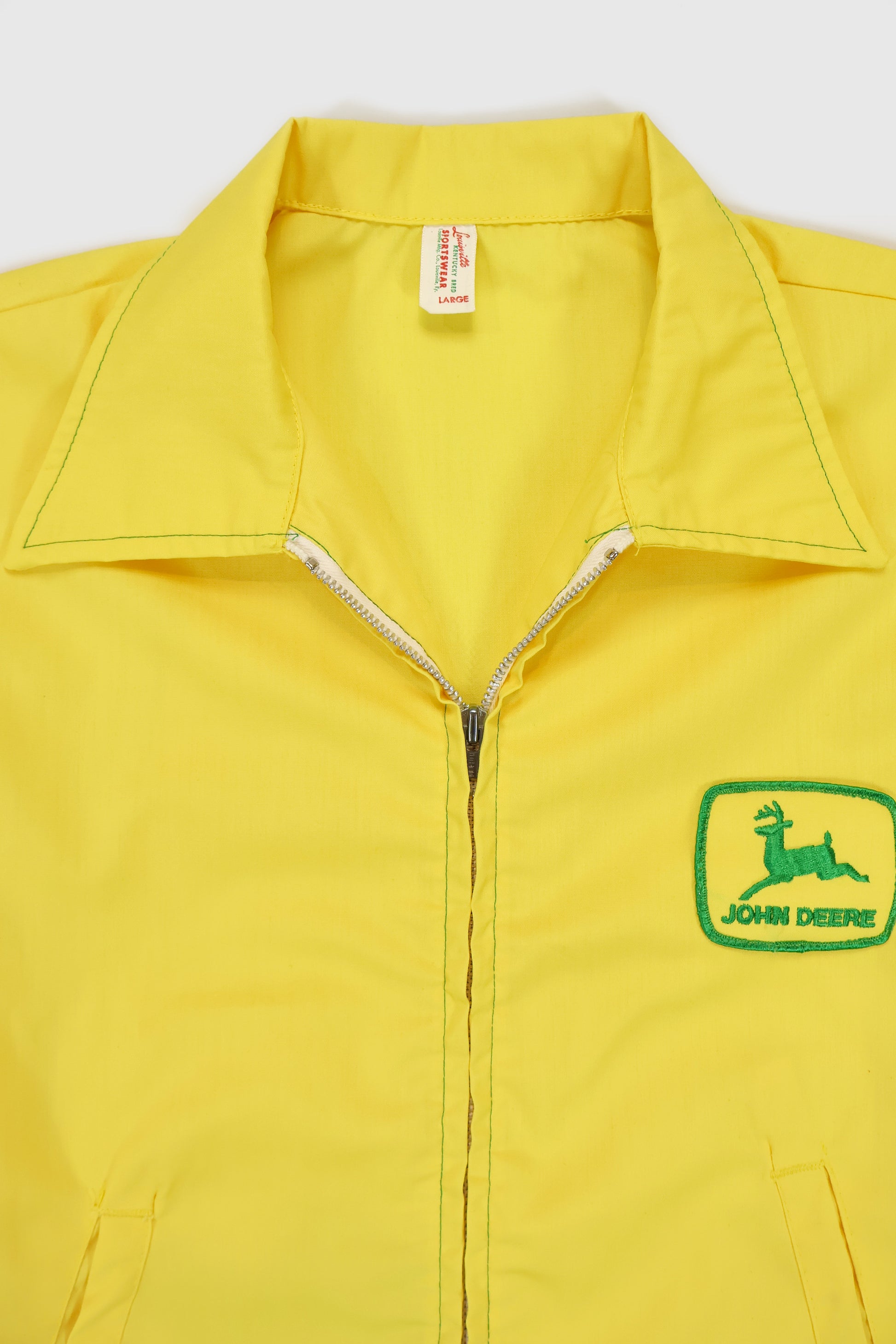 Vintage John Deere Lightweight Full Zip Jacket Image 2