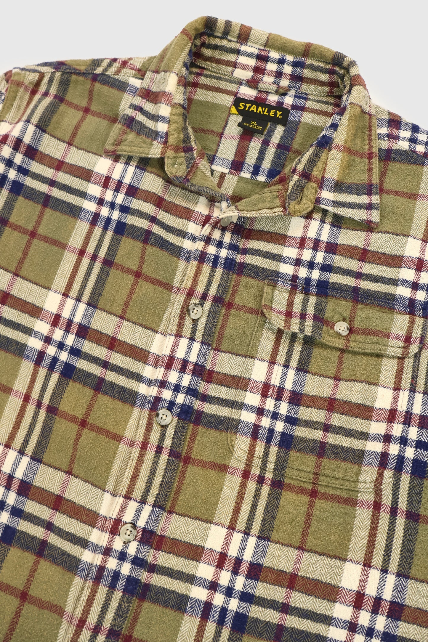 Vintage Stanley Plaid Button-Down Shirt Image 1