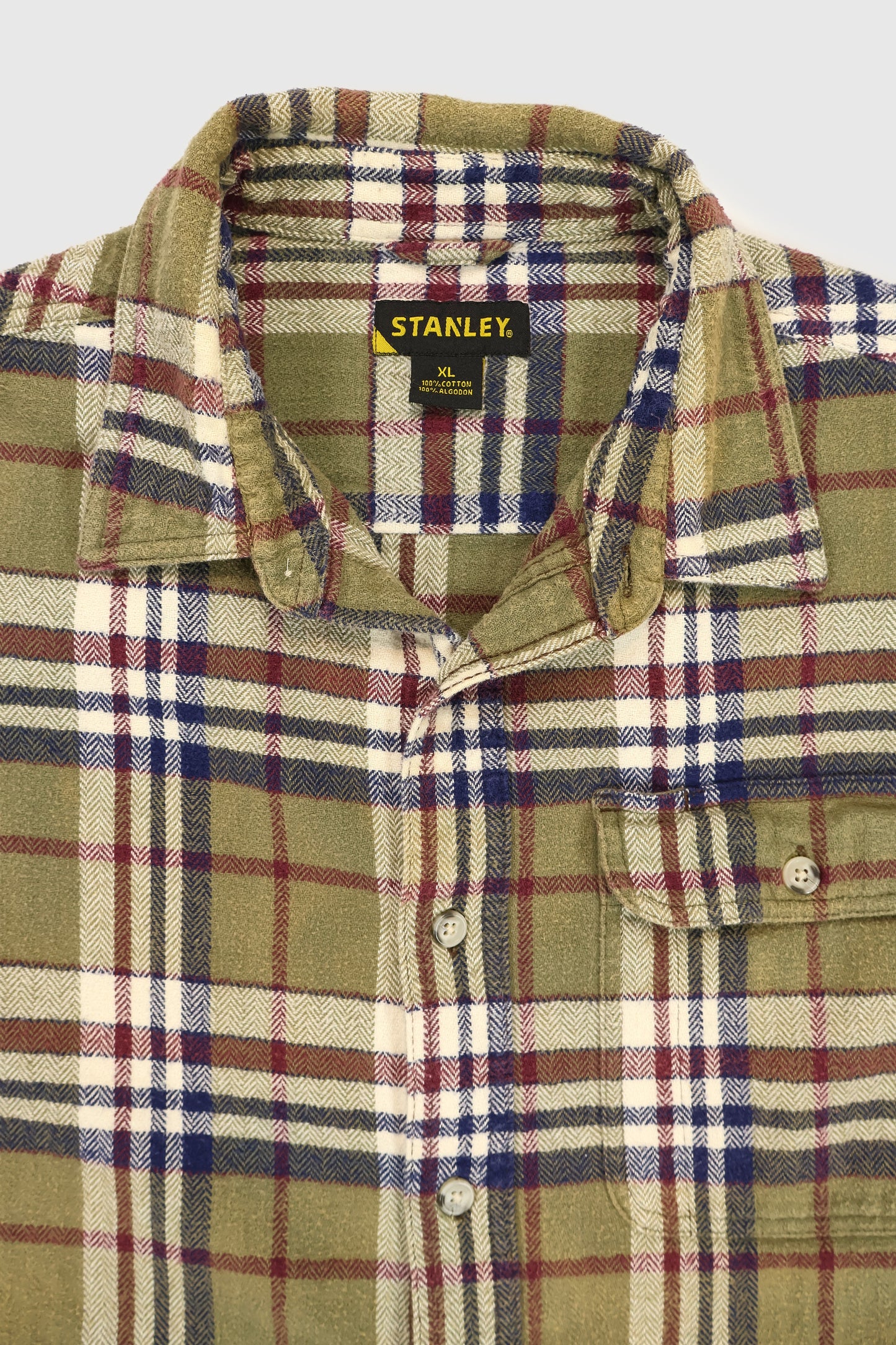 Vintage Stanley Plaid Button-Down Shirt Image 2