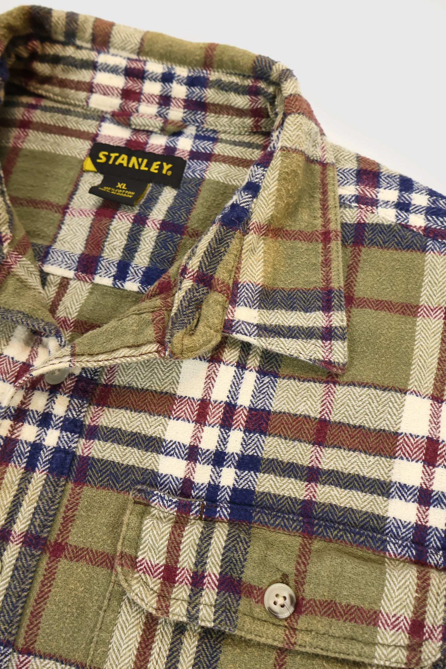 Vintage Stanley Plaid Button-Down Shirt Image 6