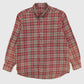 Vintage Plaid Flannel Button-Down Shirt Image 0