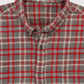 Vintage Plaid Flannel Button-Down Shirt Image 3