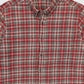 Vintage Plaid Flannel Button-Down Shirt Image 2