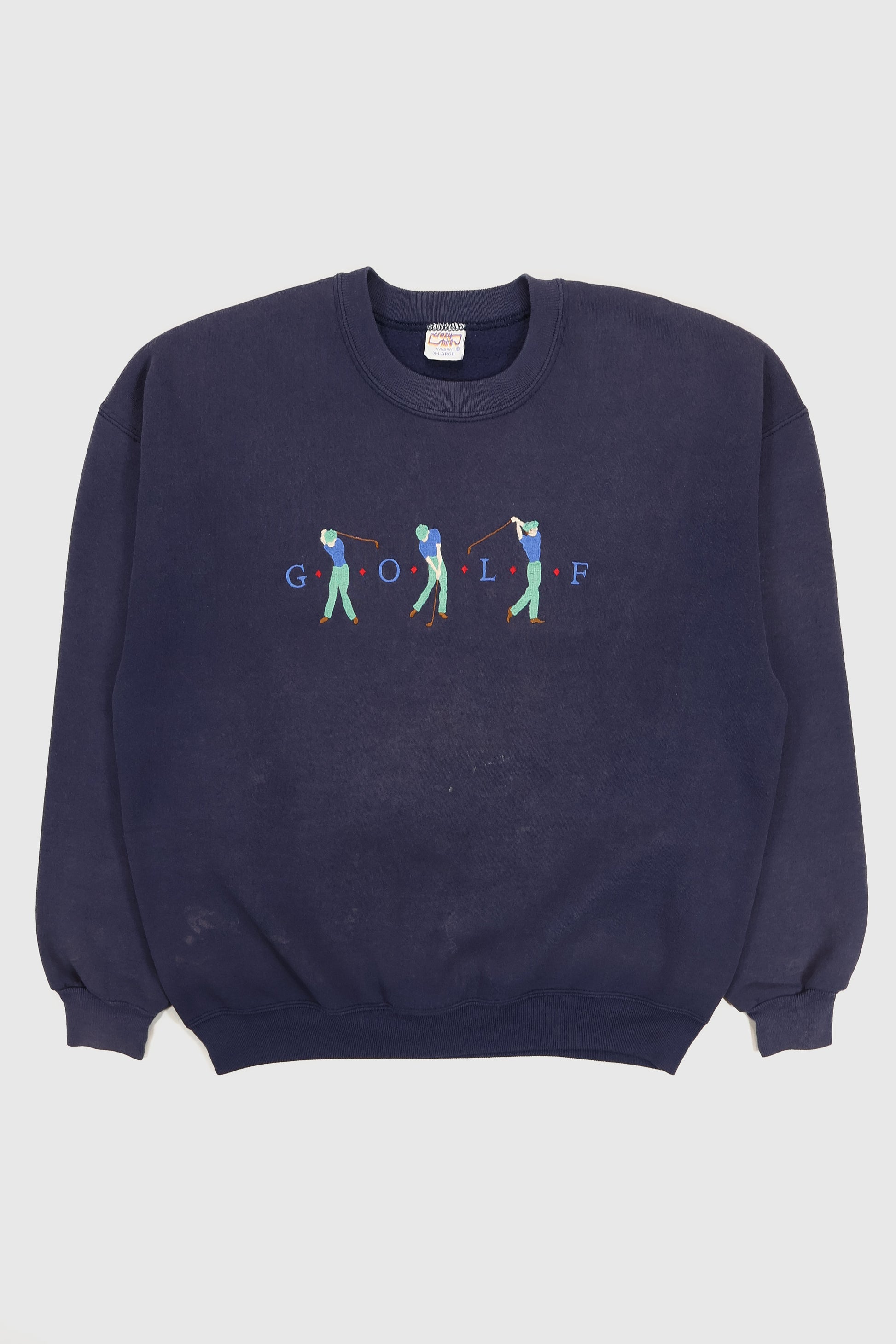 Vintage Embroidered Golf Crewneck Image 0