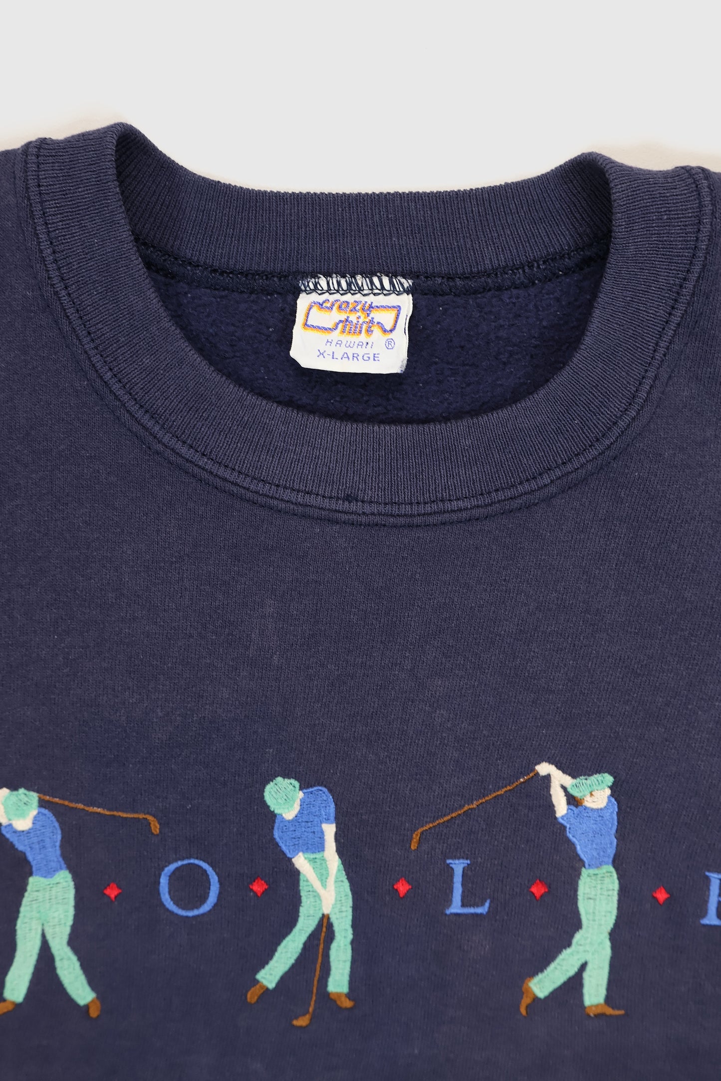 Vintage Embroidered Golf Crewneck Image 3