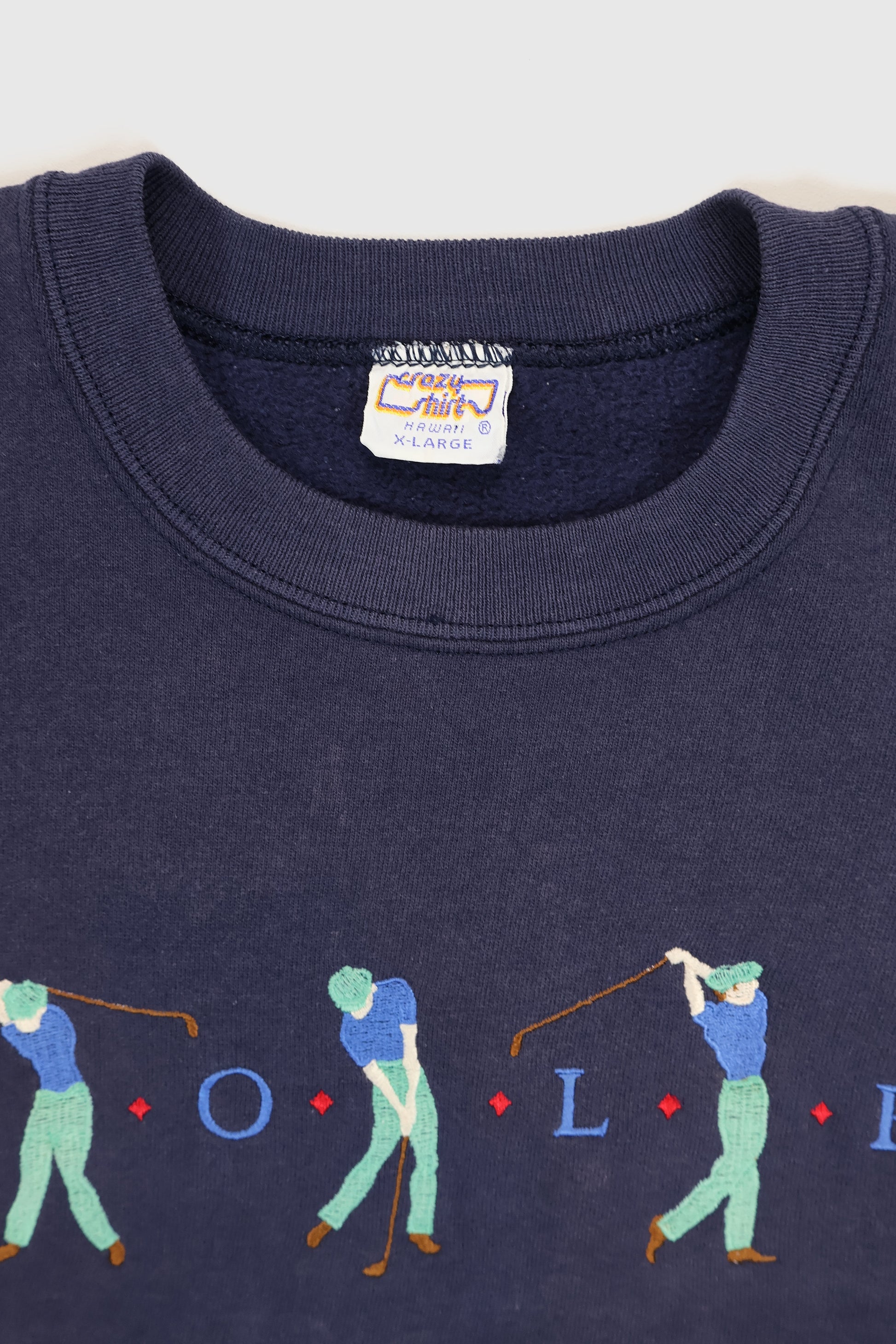 Vintage Embroidered Golf Crewneck Image 3