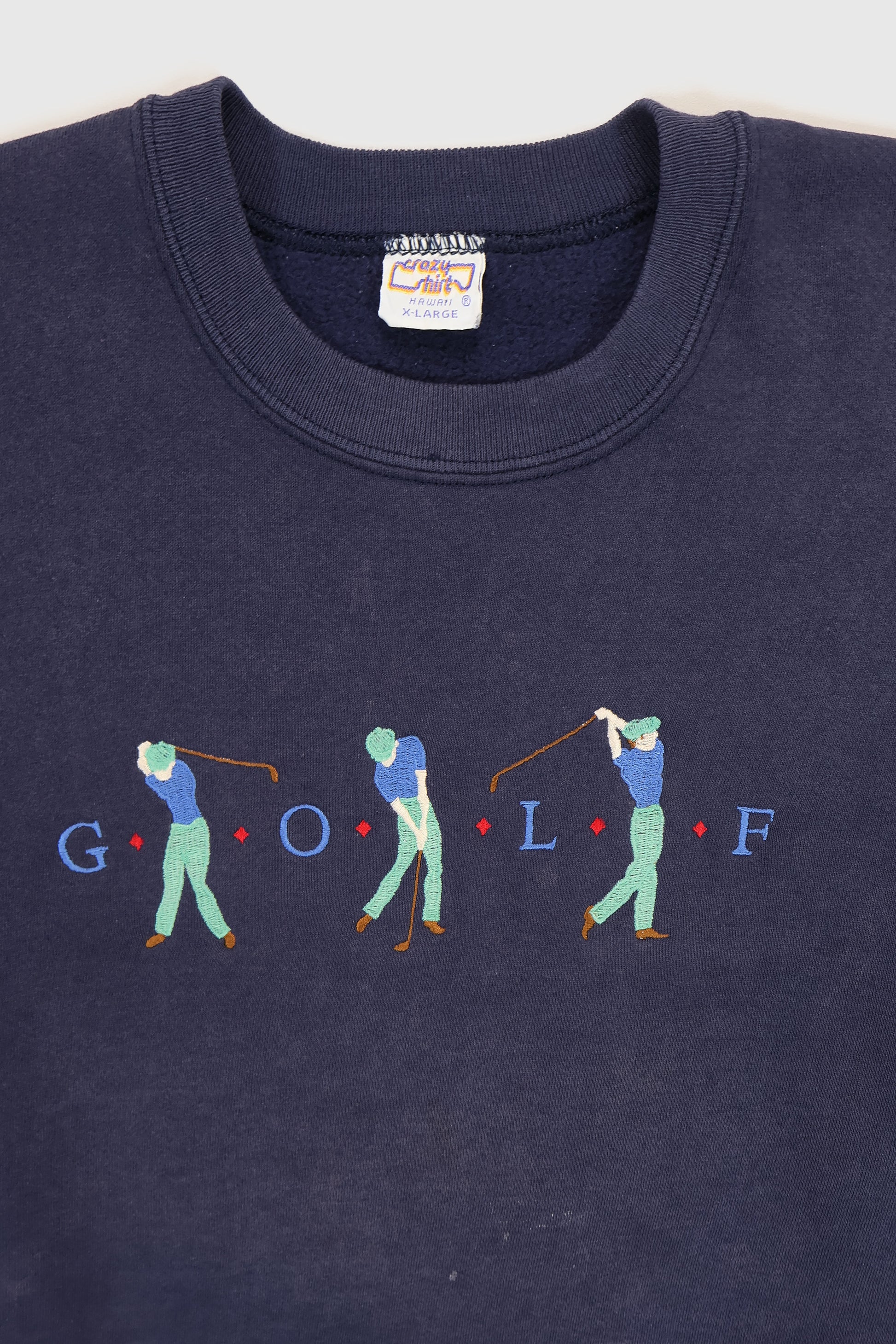 Vintage Embroidered Golf Crewneck Image 2