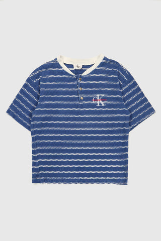 Vintage Calvin Klein Short Sleeve Henley Shirt