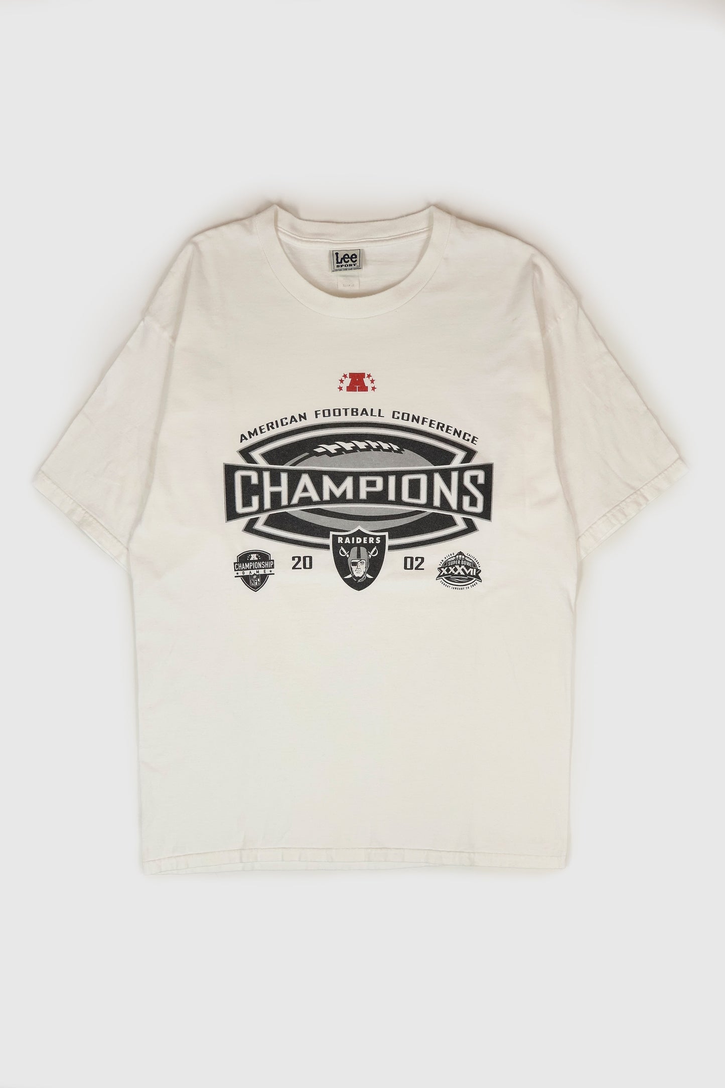 Vintage Oakland Raiders 2002 AFC Champions Tee Image 0
