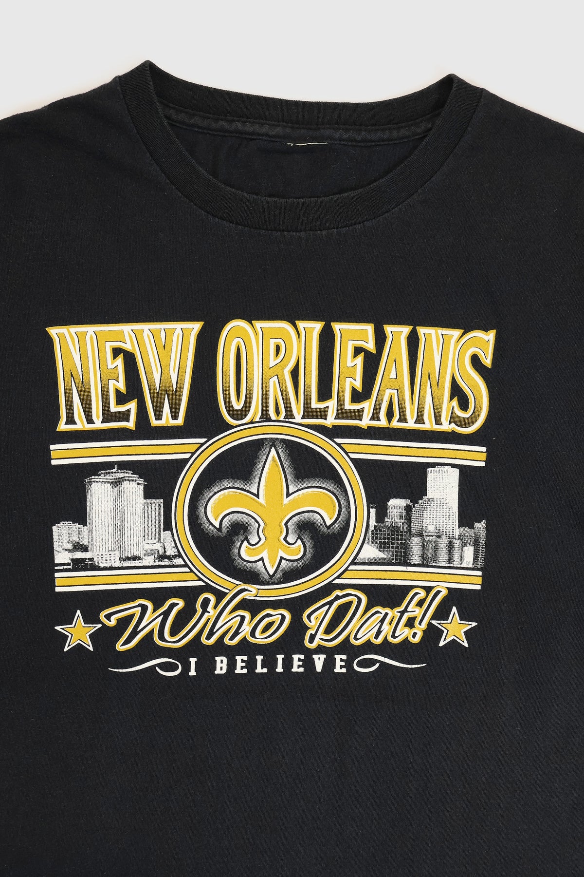 Vintage New Orleans Saints Who Dat Tee Image 3