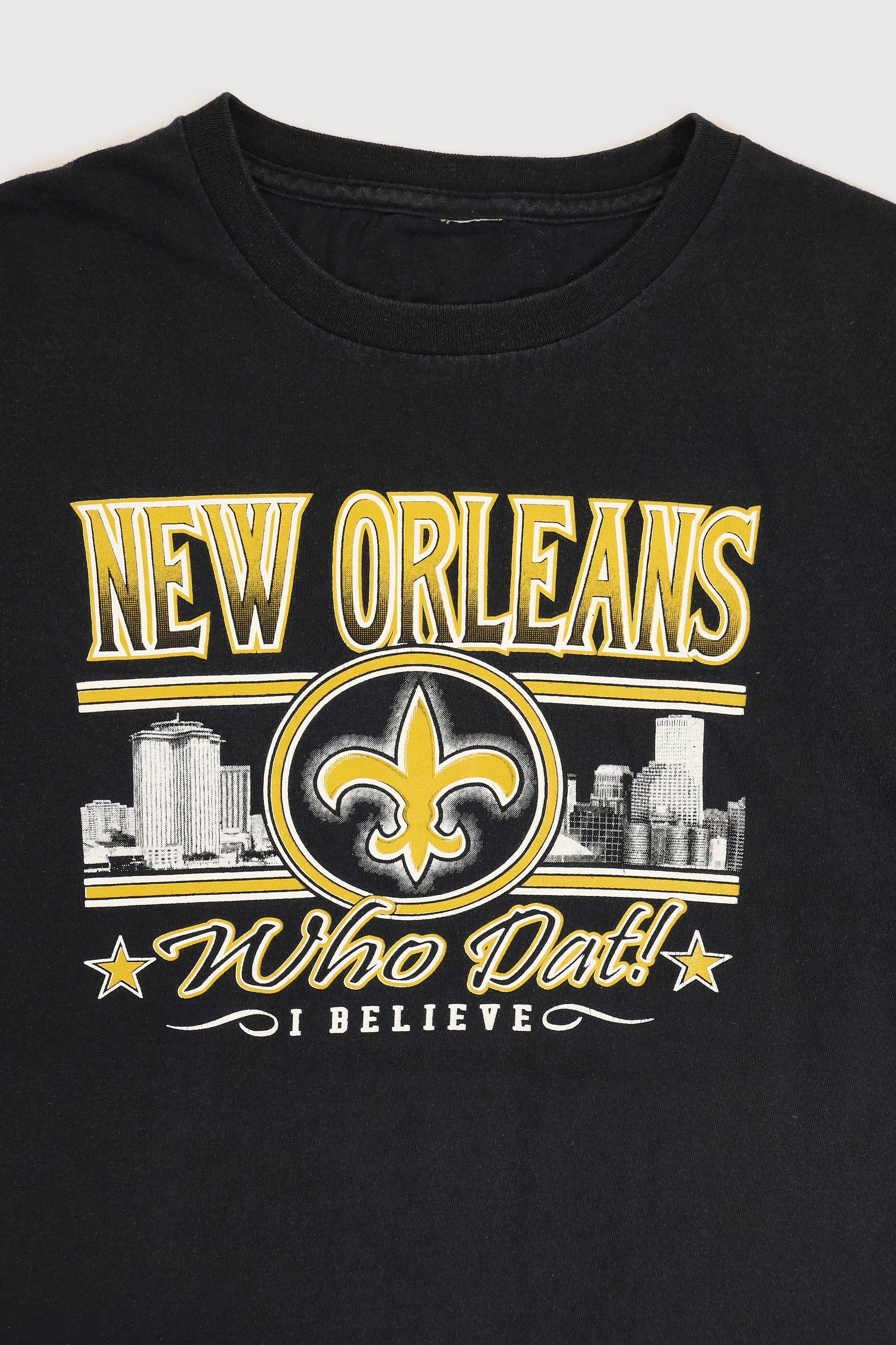 Vintage New Orleans Saints Who Dat Tee Image 3