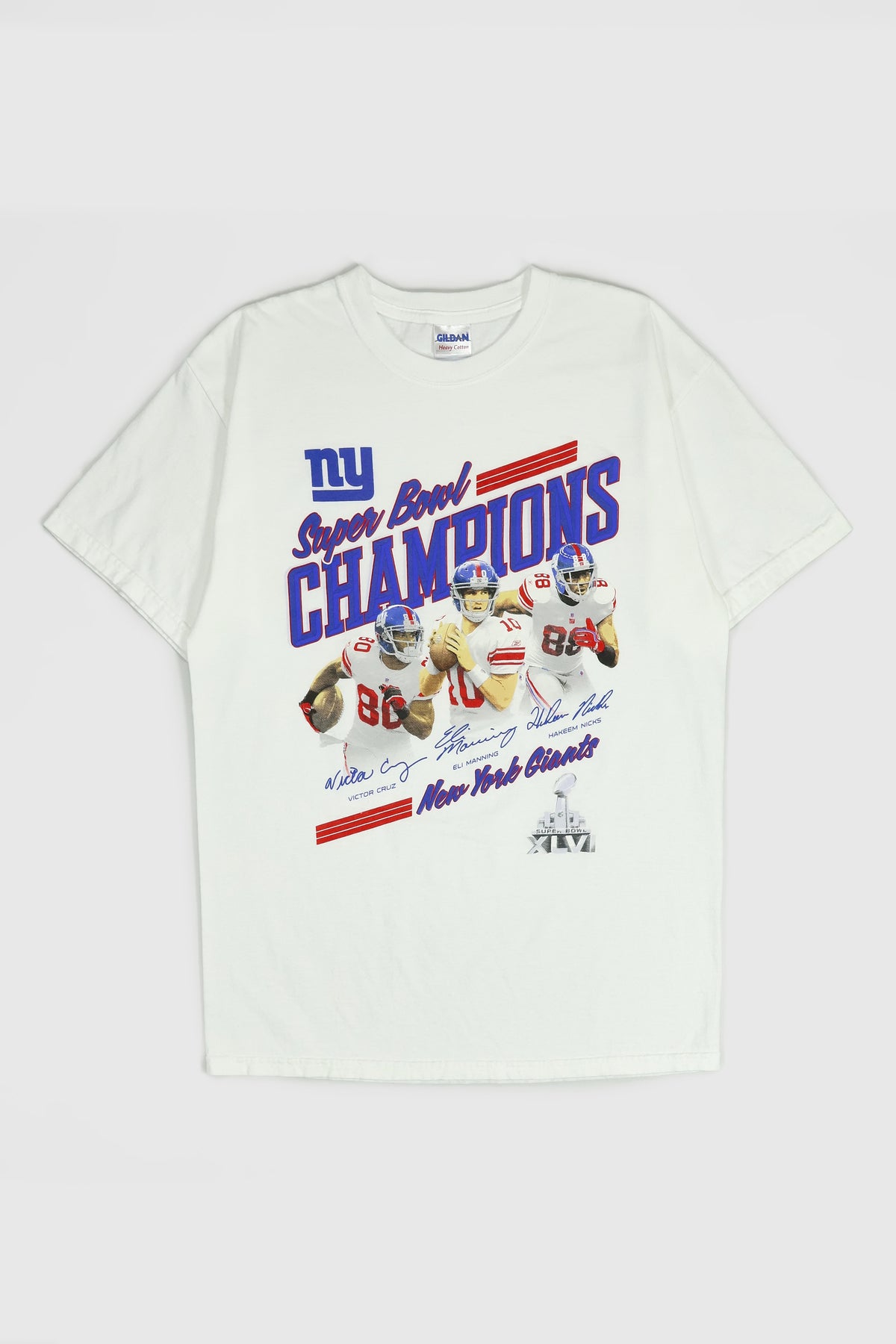 Vintage New York Giants Super Bowl XLVI Champions Tee Image 0