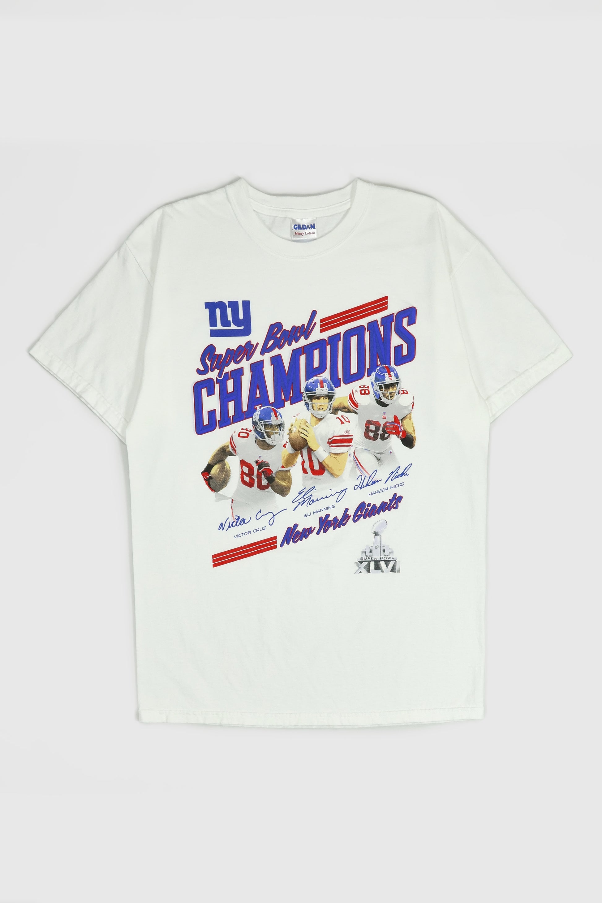 Vintage New York Giants Super Bowl XLVI Champions Tee Image 0