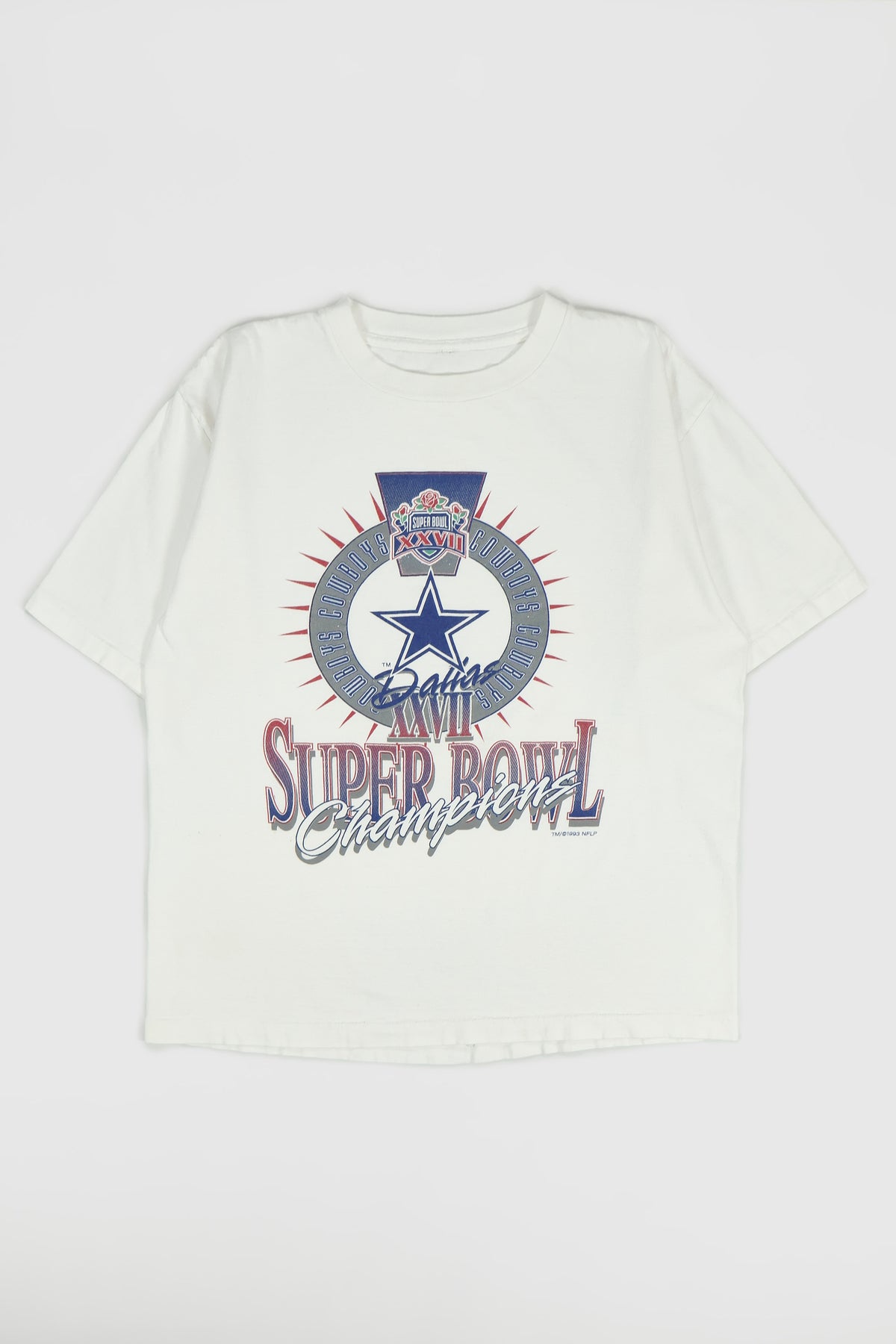 Vintage Dallas Cowboys Super Bowl XXVII Champions Tee Image 0