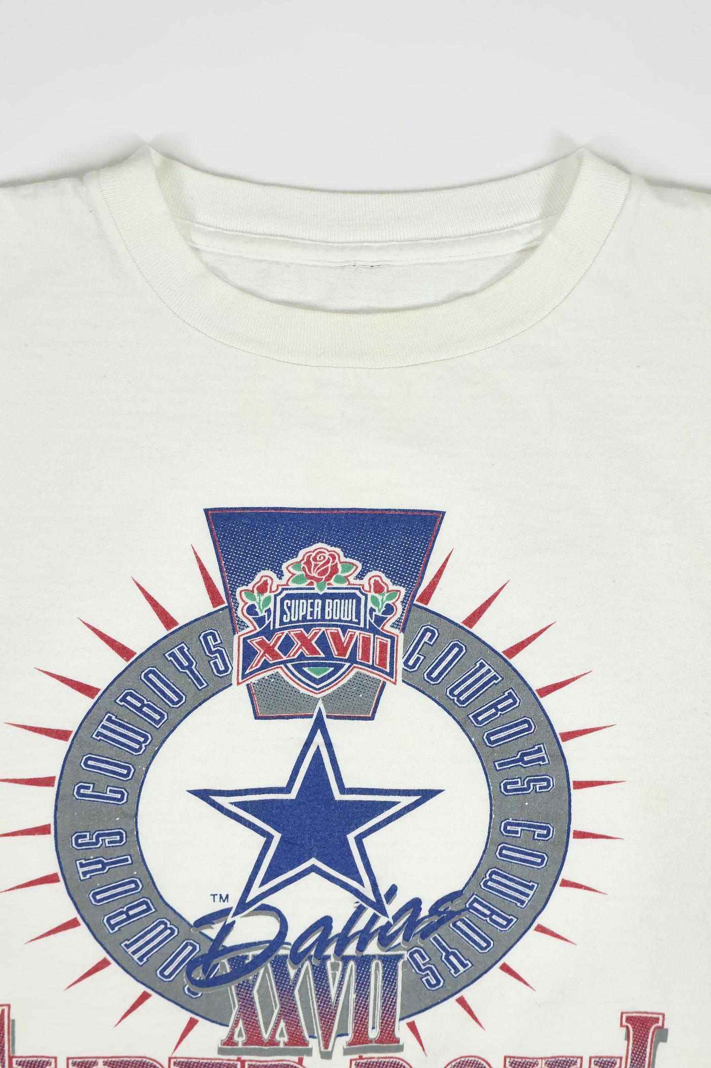 Vintage Dallas Cowboys Super Bowl XXVII Champions Tee Image 2