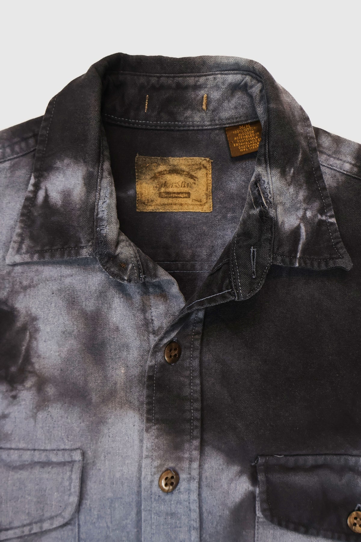Vintage Dyed Button-Down Shirt Image 3