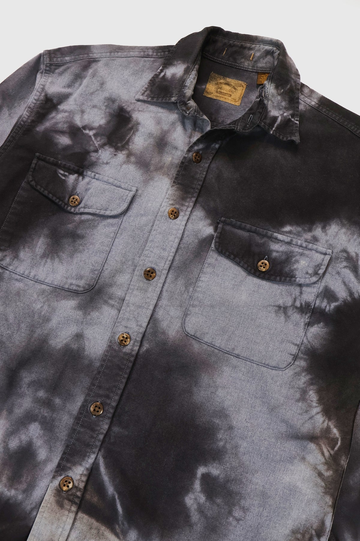 Vintage Dyed Button-Down Shirt Image 2