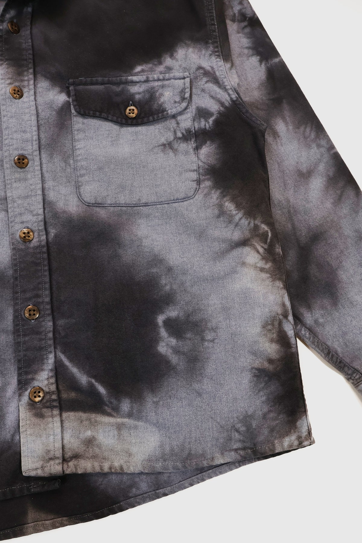 Vintage Dyed Button-Down Shirt Image 4