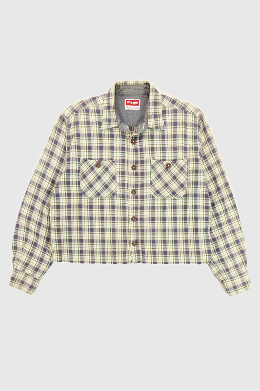Vintage Y2k Wrangler Cropped Button-Down Shirt Image 0