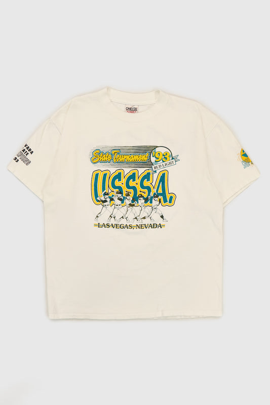 Vintage 1993 Nevada Baseball State Tournament Tee Image 0