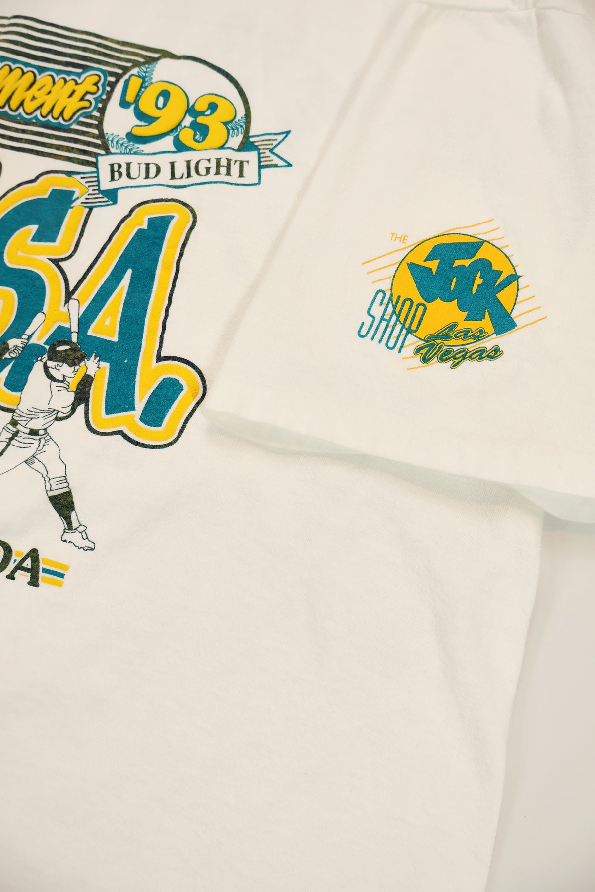 Vintage 1993 Nevada Baseball State Tournament Tee Image 5