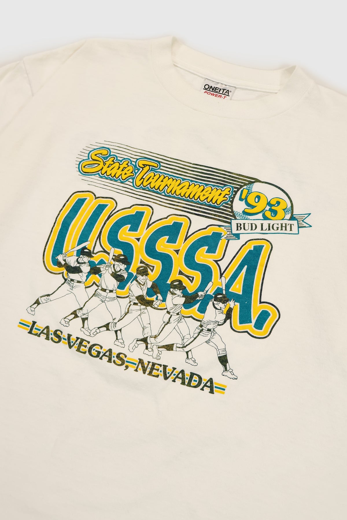 Vintage 1993 Nevada Baseball State Tournament Tee Image 2
