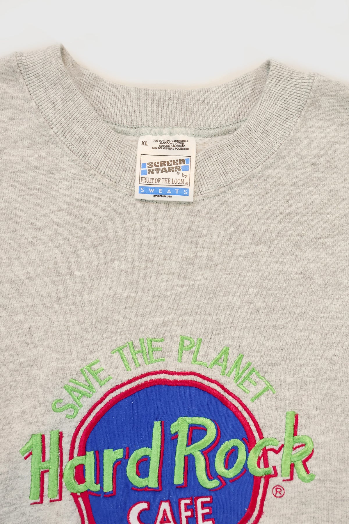 Vintage Hard Rock Cafe Paris Crewneck Sweatshirt Image 2