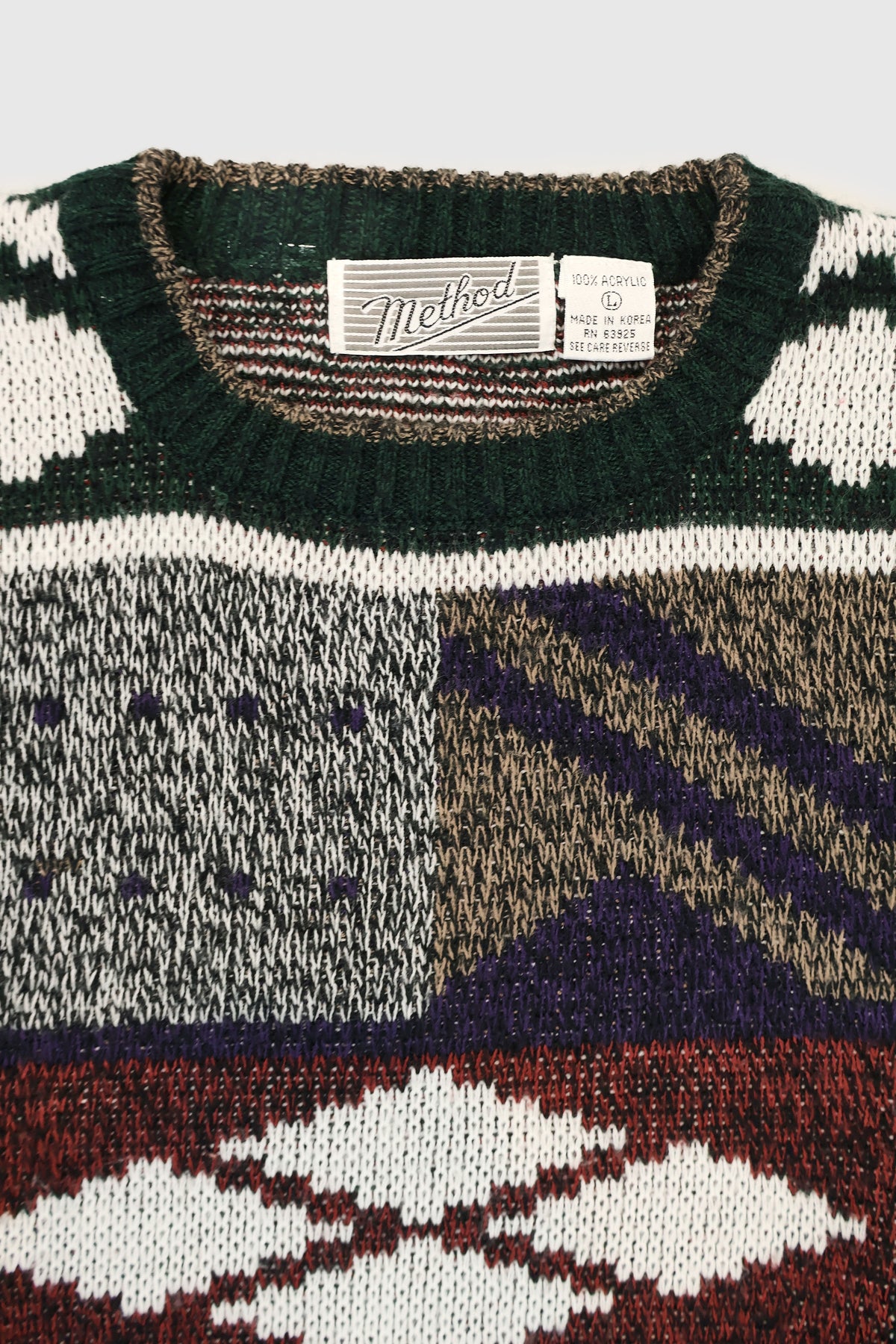 Vintage Geo Pattern Sweater Image 3