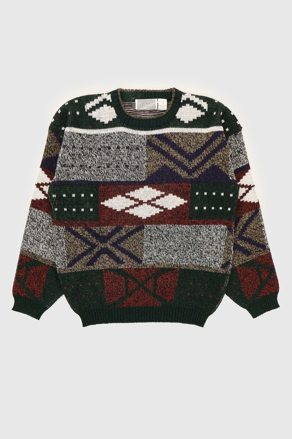 Vintage Geo Pattern Sweater Image 0