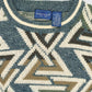 Vintage Blue Geo Pattern Sweater Image 3