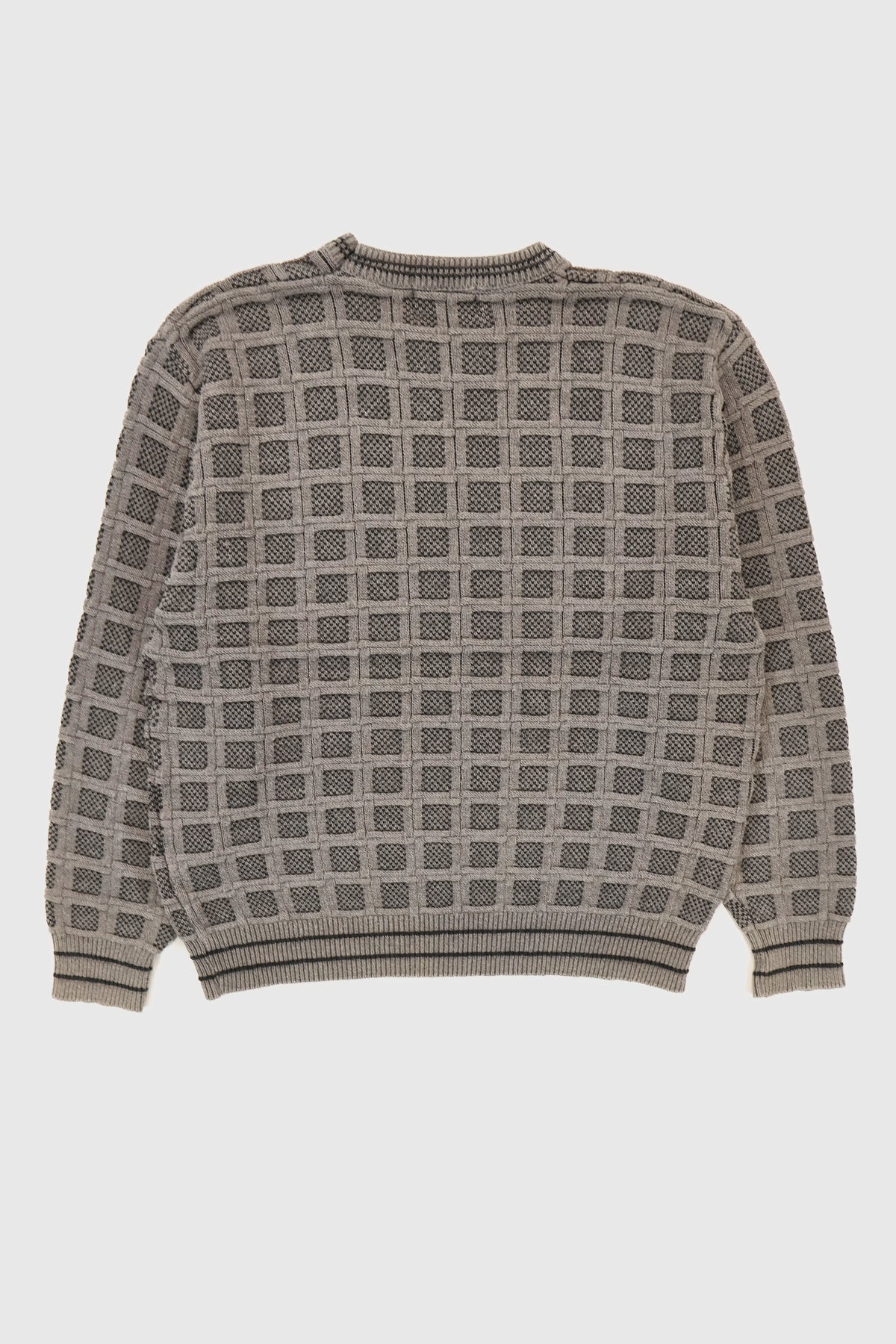 Vintage Block Pattern Sweater Image 3