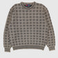 Vintage Block Pattern Sweater Image 0