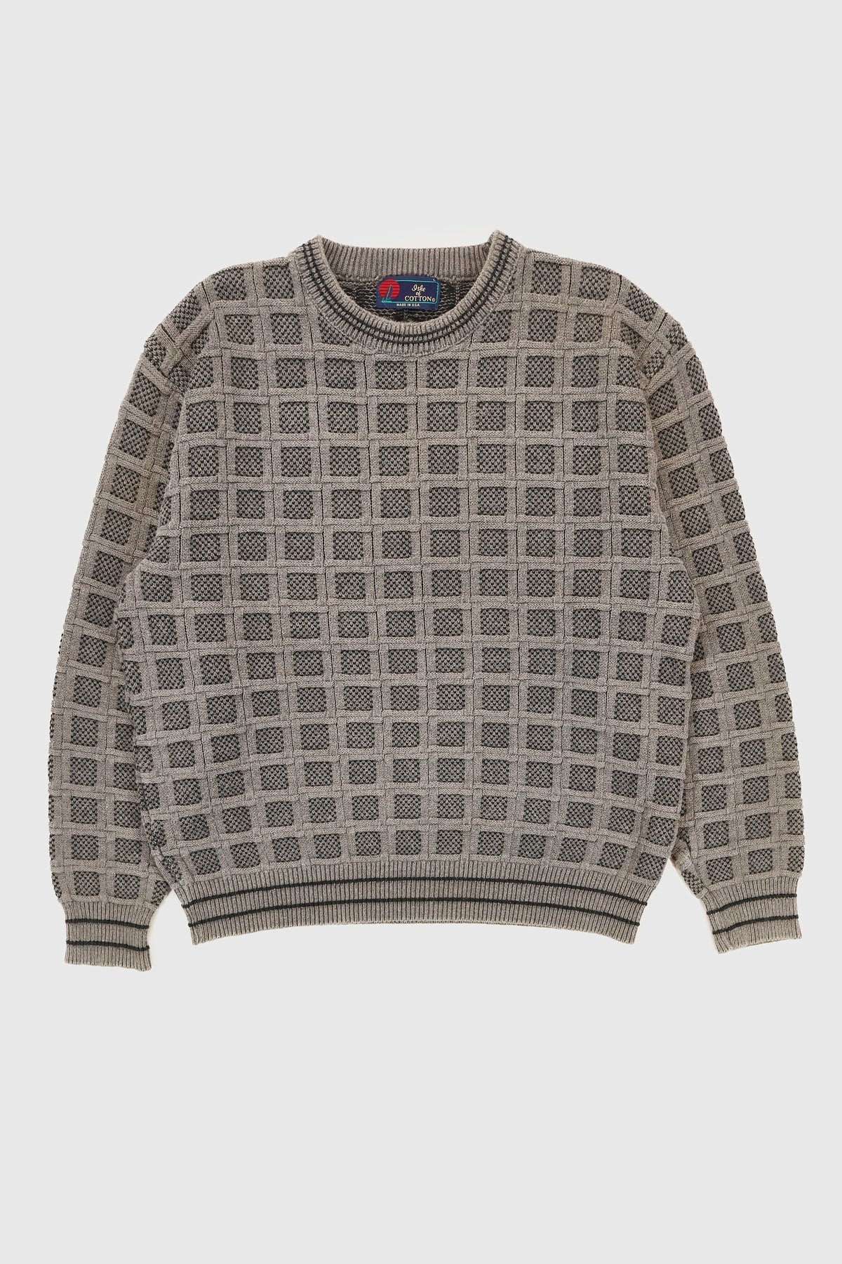 Vintage Block Pattern Sweater Image 0