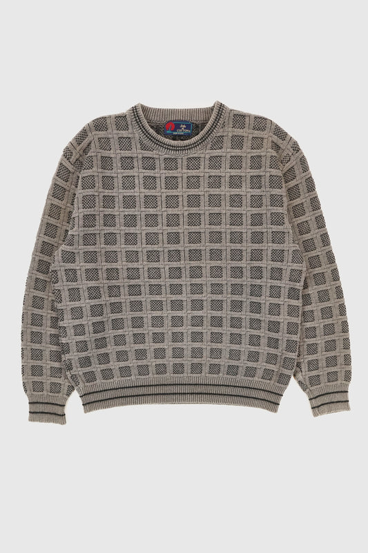 Vintage Block Pattern Sweater Image 0