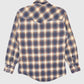 Vintage Frayed Snap Button-Down Shirt Image 4