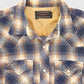 Vintage Frayed Snap Button-Down Shirt Image 2