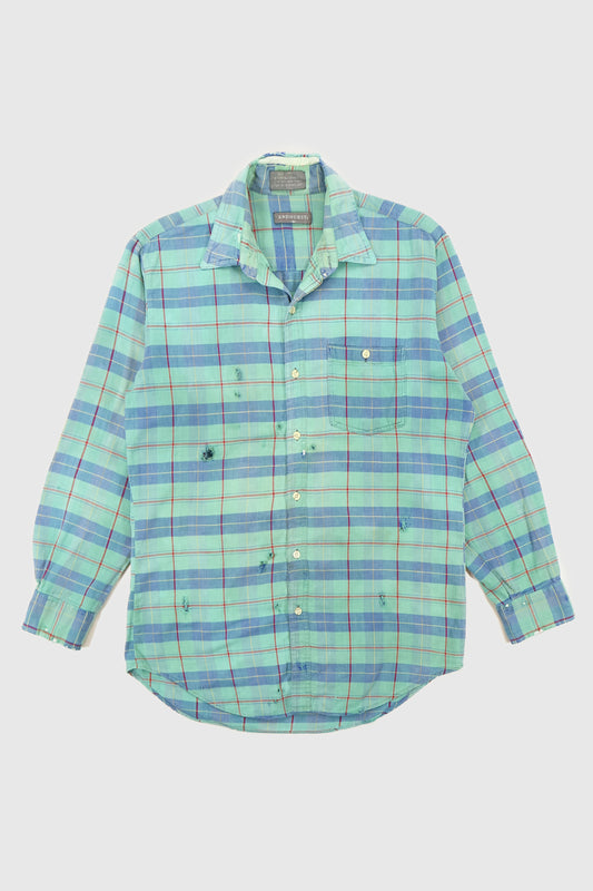 Vintage Lightweight Distressed Button-Down Shirt Image 0