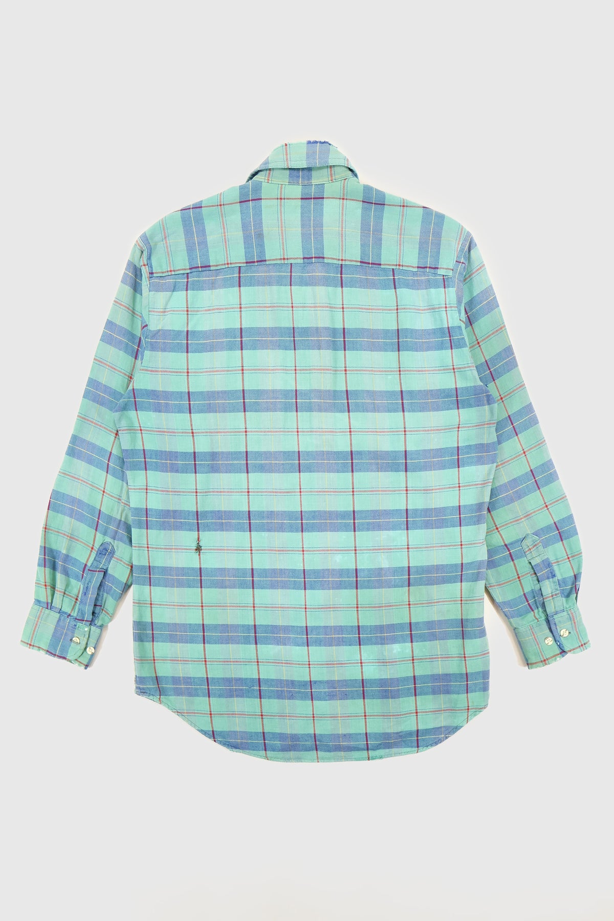 Vintage Lightweight Distressed Button-Down Shirt Image 4