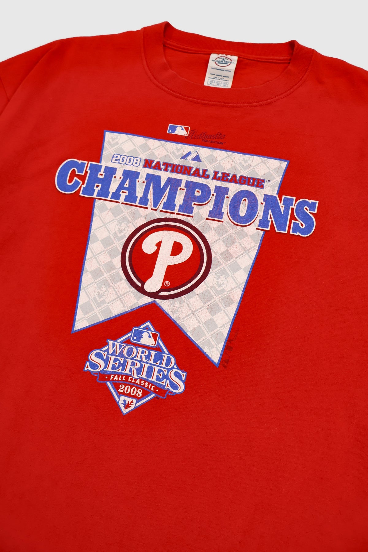 Vintage Philadelphia Phillies 2008 National League Champions Tee Image 1