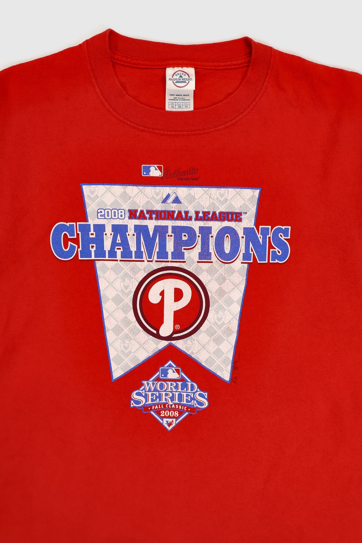 Vintage Philadelphia Phillies 2008 National League Champions Tee Image 3