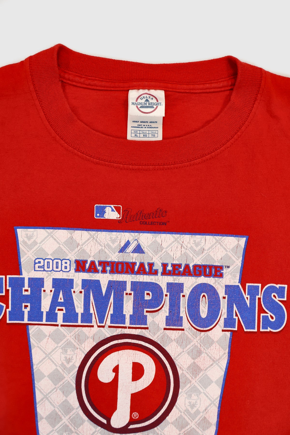 Vintage Philadelphia Phillies 2008 National League Champions Tee Image 2