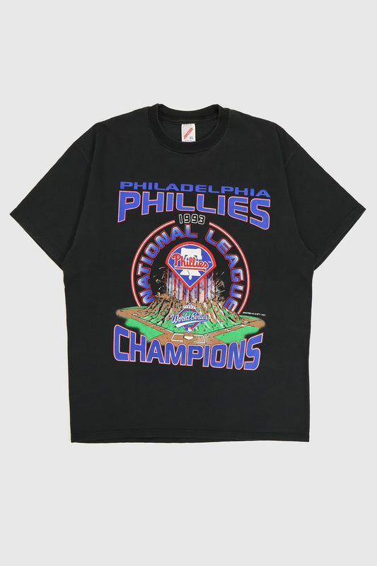 Vintage Philadelphia Phillies 1993 National League Champions Tee Image 0