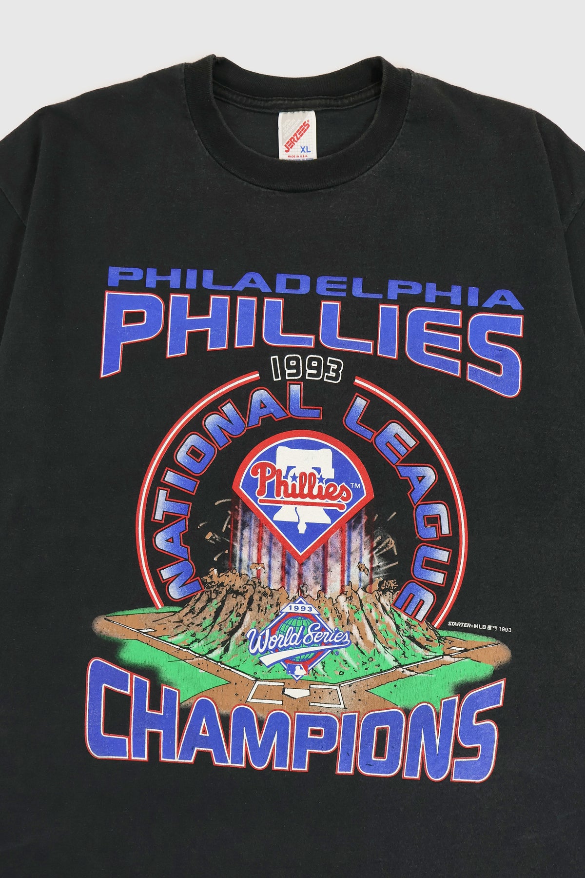 Vintage Philadelphia Phillies 1993 National League Champions Tee Image 3