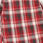 Vintage Distressed Red Plaid Button-Down Shirt Image 6