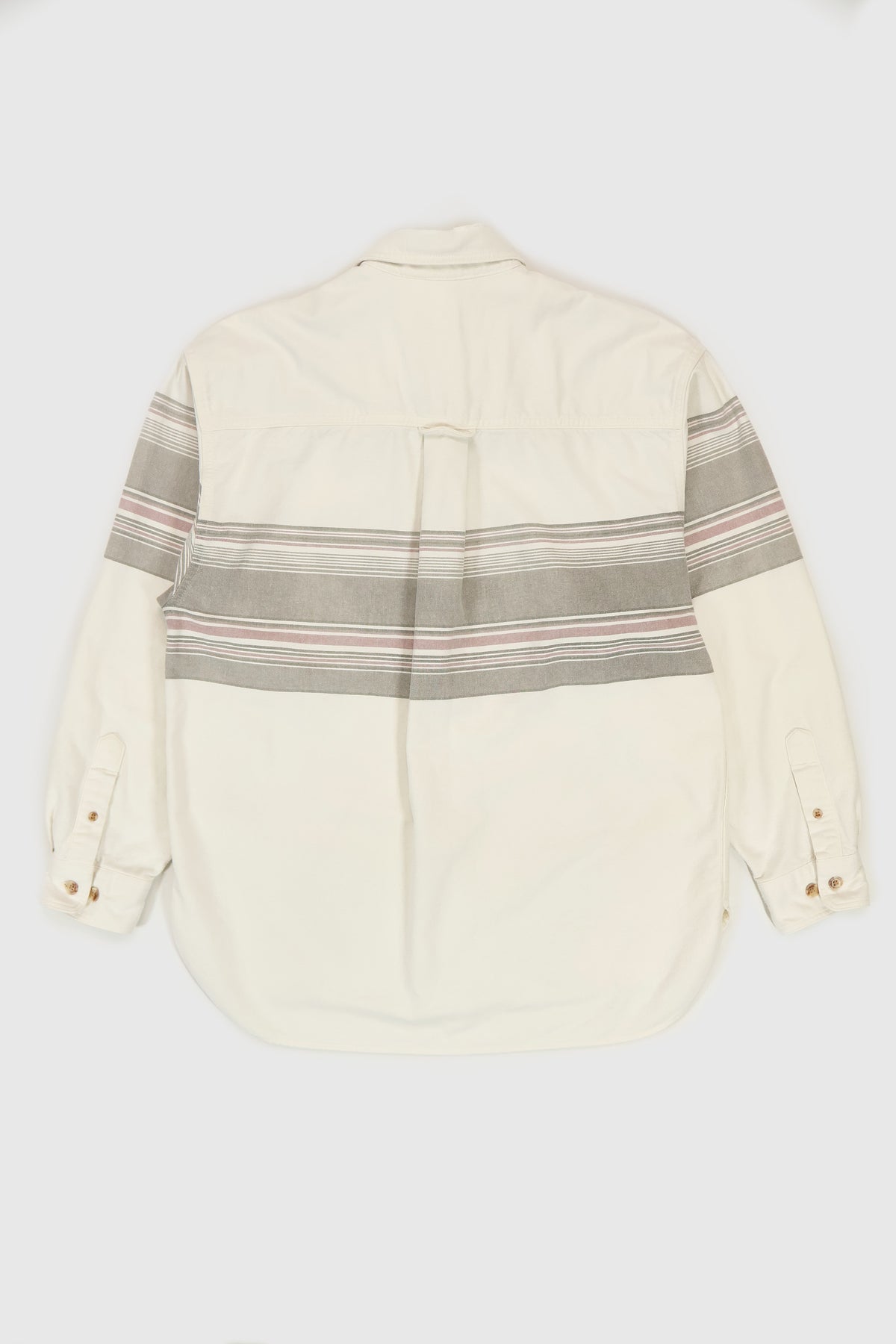 Vintage Eddie Bauer Striped Button-Down Shirt Image 1