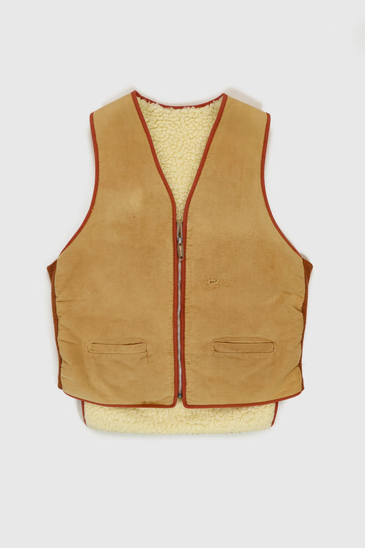 Vintage Sherpa Lined Vest Image 0