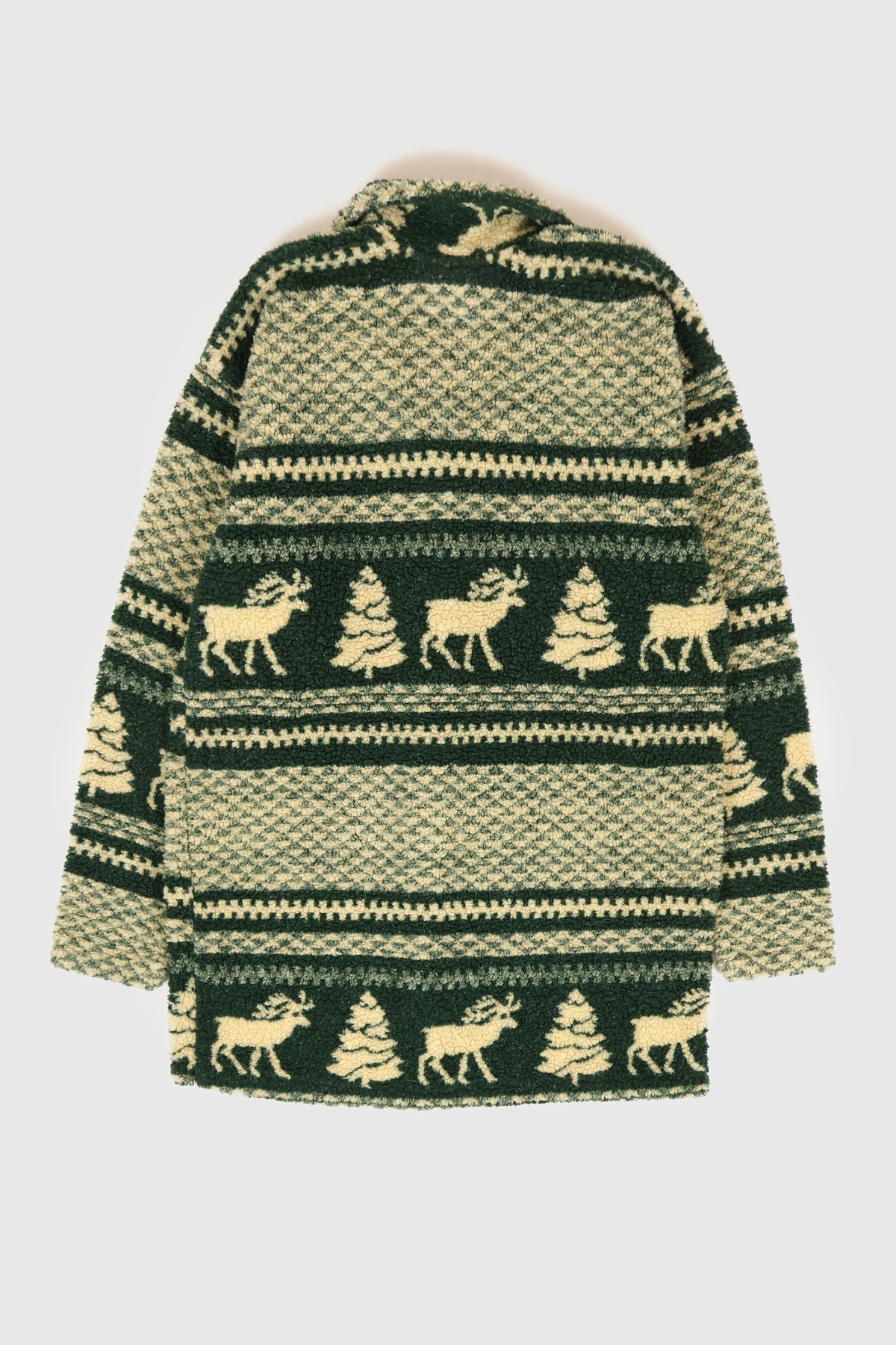 Vintage Long Line Fleece Jacket Image 1